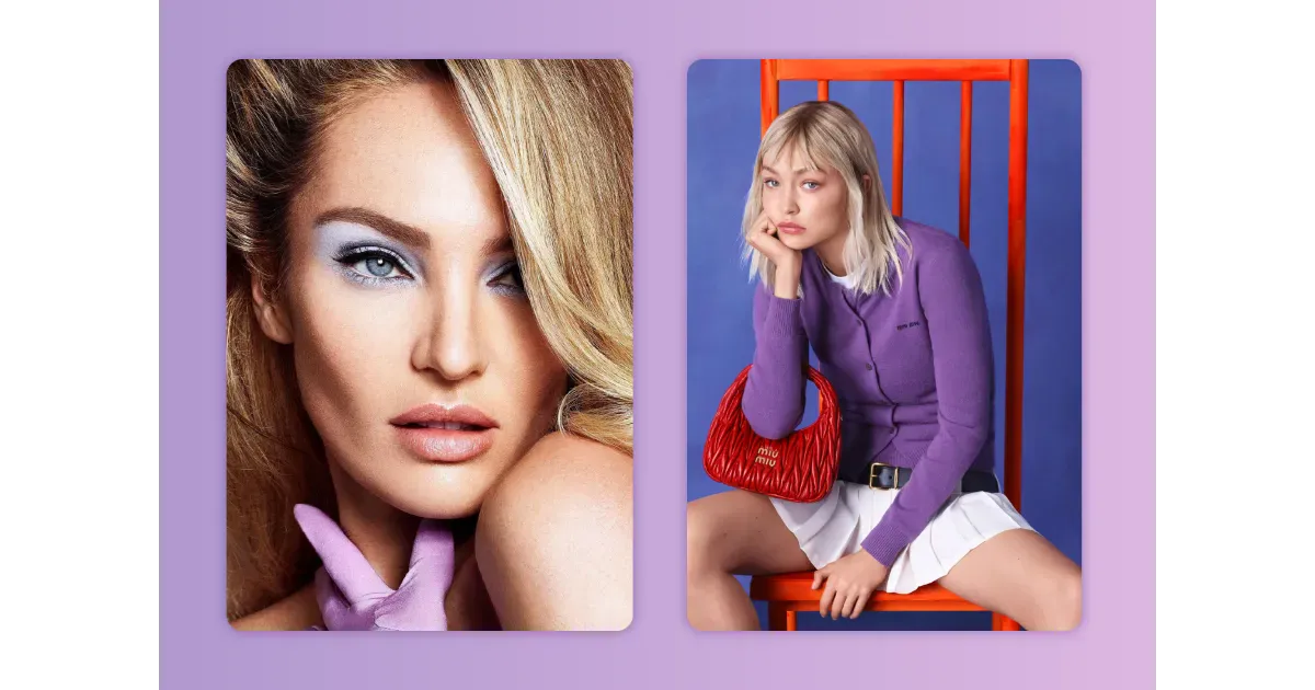 9 бьюти-образов недели по версии редактора красоты: от лавандового макияжа Кэндис Свейнпол до Джиджи Хадид в новой рекламе